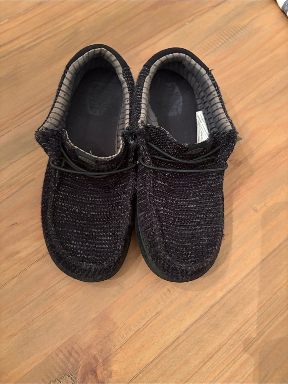 Hey Dude Slip-On Shoes in Black/Gray